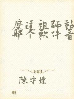 魔道祖师动漫在哪个软件看