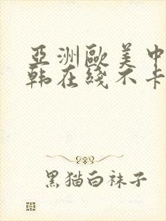 亚洲欧美中文日韩在线不卡封面