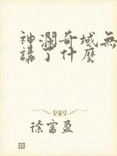 神澜奇域无双珠讲了什么