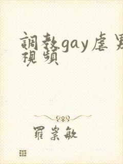 调教gay虐男视频