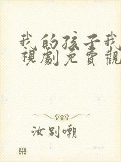 我的孩子我家电视剧免费观看