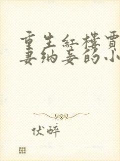 重生红楼贾芸娶妻纳妾的小说