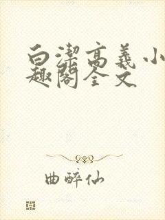 白洁高义小说笔趣阁全文