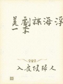 美剧谍海浮沉第一季封面