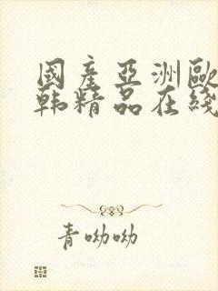 国产亚洲欧美日韩精品在线