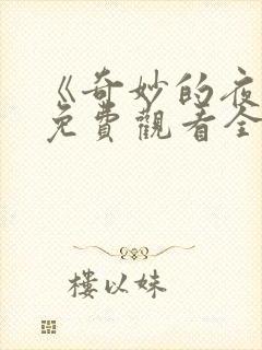 《奇妙的夜晚》免费观看全集高清