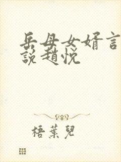岳母女婿言情小说赵悦
