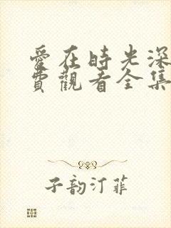 爱在时光深处免费观看全集封面