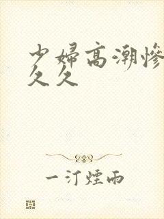 少妇高潮惨叫久久久