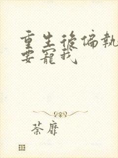 重生后偏执大佬要宠我封面