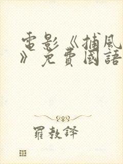 电影《捕风追影》免费国语hd