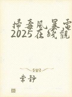 扫毒风暴电视剧2025在线观看全集封面