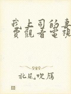 我上司的妻子免费观看电视剧