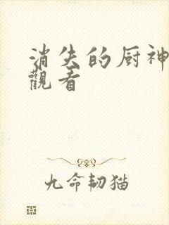 消失的厨神在线观看
