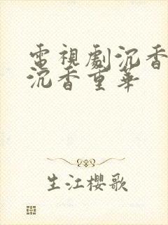 电视剧沉香如屑沉香重华