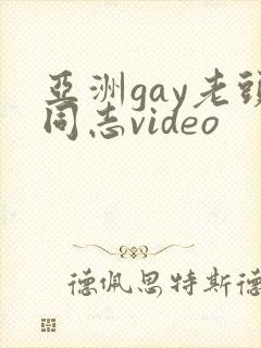 亚洲gay老头同志video封面