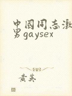 中国同志激情猛男gaysex封面