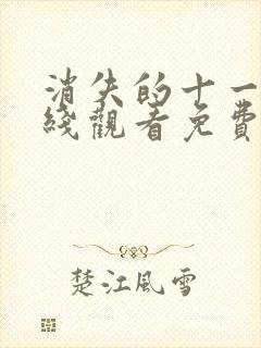 消失的十一层在线观看免费封面