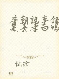唐朝诡事录空了是秦孝白吗