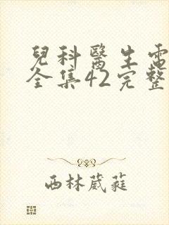 儿科医生电视剧全集42完整版免费封面