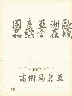 国产亚洲欧美精品综合在线封面