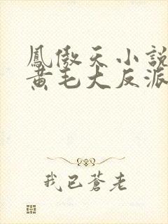 凤傲天小说里的黄毛大反派也想要幸福漫画
