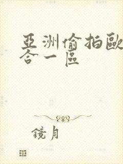 亚洲偷拍欧美综合一区