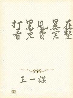 打黑风暴在线观看免费完整版扫黑