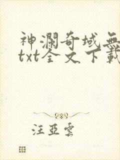 神澜奇域无双珠txt全文下载
