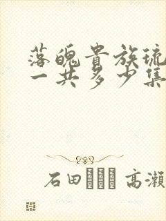 落魄贵族琉璃川一共多少集