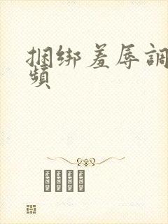 捆绑羞辱调教视频封面