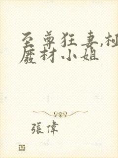 至尊狂妻,极品废材小姐