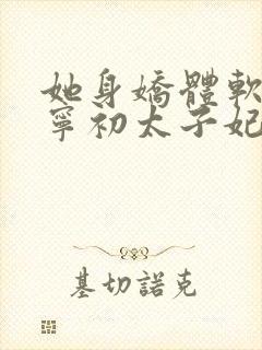 她身娇体软快穿宁初太子妃小说最新封面