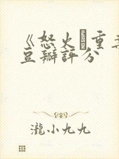 《怒火·重案》豆瓣评分