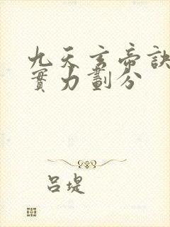 九天玄帝诀等级实力划分