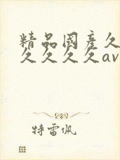 精品国产久久久久久久久av