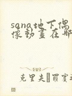 sana地下偶像动画在哪看完整版免费封面