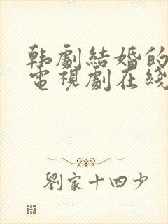韩剧结婚的女神电视剧在线观看