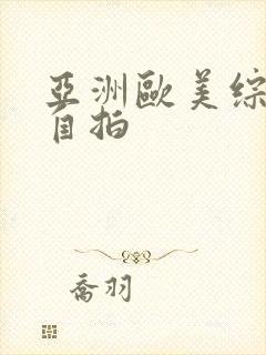 亚洲欧美综合区自拍