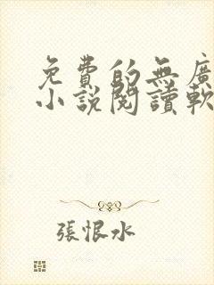 免费的无广告的小说阅读软件