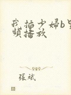我插少妇b里视频播放