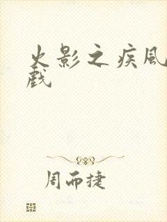 火影之疾风传游戏