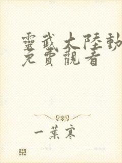 灵武大陆动画片免费观看
