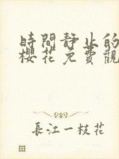 时间静止的校园樱花免费观看动漫