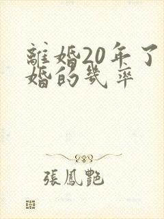 离婚20年了复婚的几率