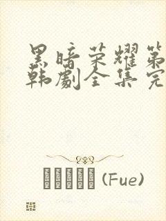 黑暗荣耀第二季韩剧全集完版封面