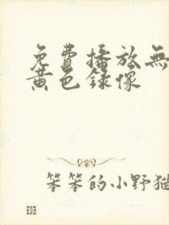 免费播放无遮挡黄色录像