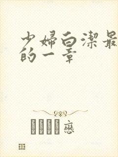 少妇白洁最刺激的一章封面