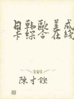 日韩欧美成人不卡综合在线