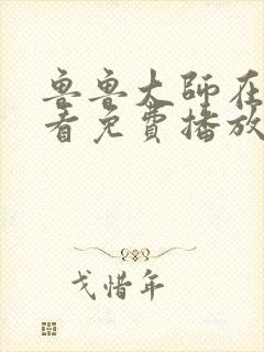 鲁鲁大师在线观看免费播放电视剧